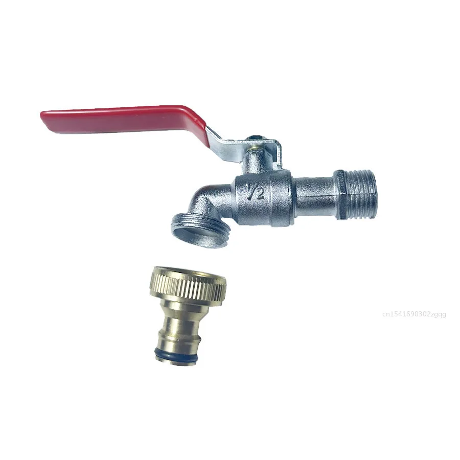 Zinc alloy faucet Long handle ball valve type Outdoor Garden Irrigation Garden faucet 1/2\