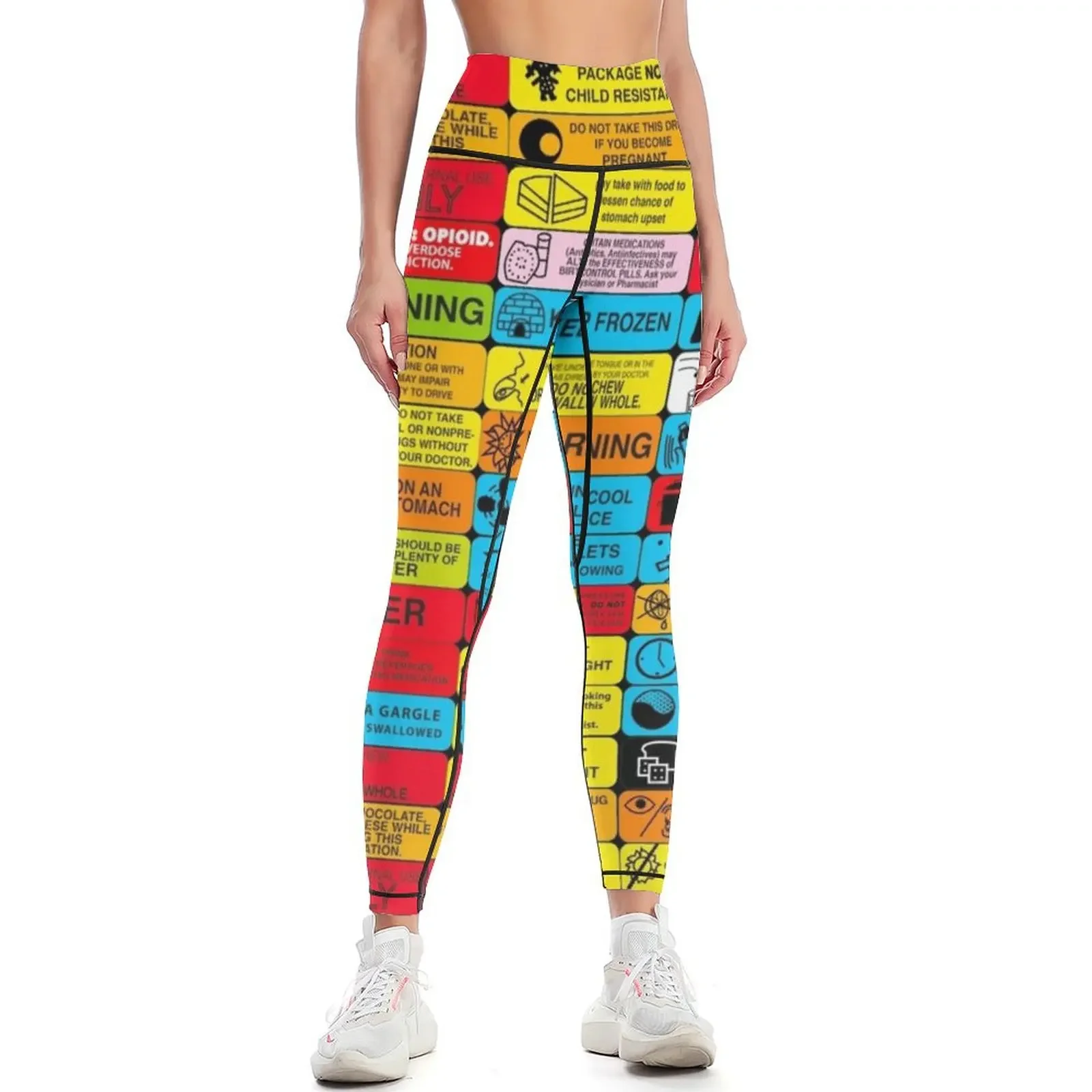 

Prescription warning labels Leggings sports for legings for fitness Jogger pants exercise clothing for Womens Leggings