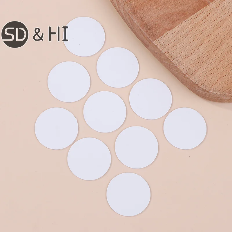 10Pcs NFC Ntag215 Coin Tag Key Tag Badge 215 Chip Key 13.56MHz NFC Ntag Universal Label RFID Ultralight Tags Labels