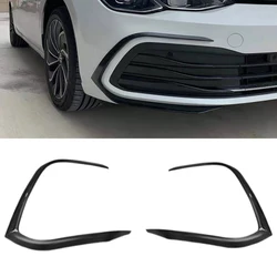 For Volkswagon VW Golf 8 MK8 PRO 2020 2021 2022 Front Bumper Fog Light Lower Grille Spoiler Modification Car Accessories