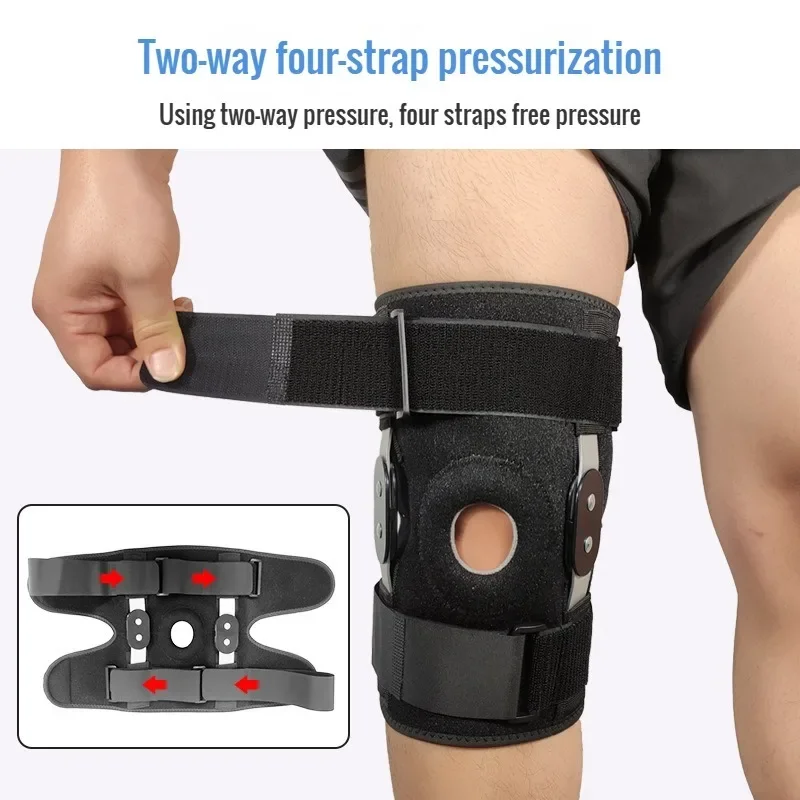 

1Pcs Orthopedic Knee Brace Support Adjustable Knee Pad Patella Protector Joint Pain Relief Meniscus Ligament Sports Guard