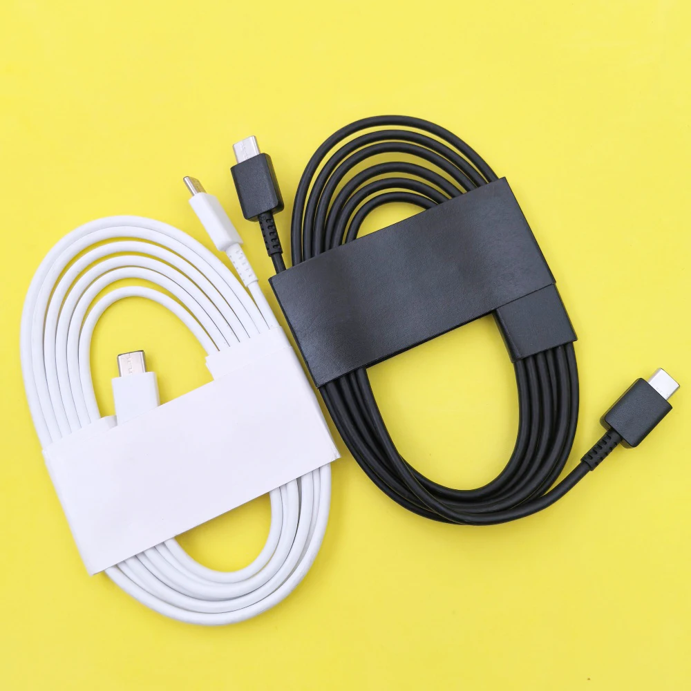 Samsung A17 A07 F07 M17 Cable 1/1.8M 25W USB C To Type C For Galaxy A57 A37 S25 S24 S26 Ultra 45W PD Fast Charge Charger Cord