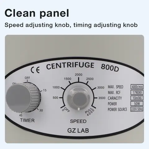 JOANLAB Plasmacentrifug Laboratorie Digital Prp Centrifugmaskin För 2/5/10 ml Blodrör Och 15 ml Centrifugrör 4000 rpm 8 best sales prp-maskin - №4