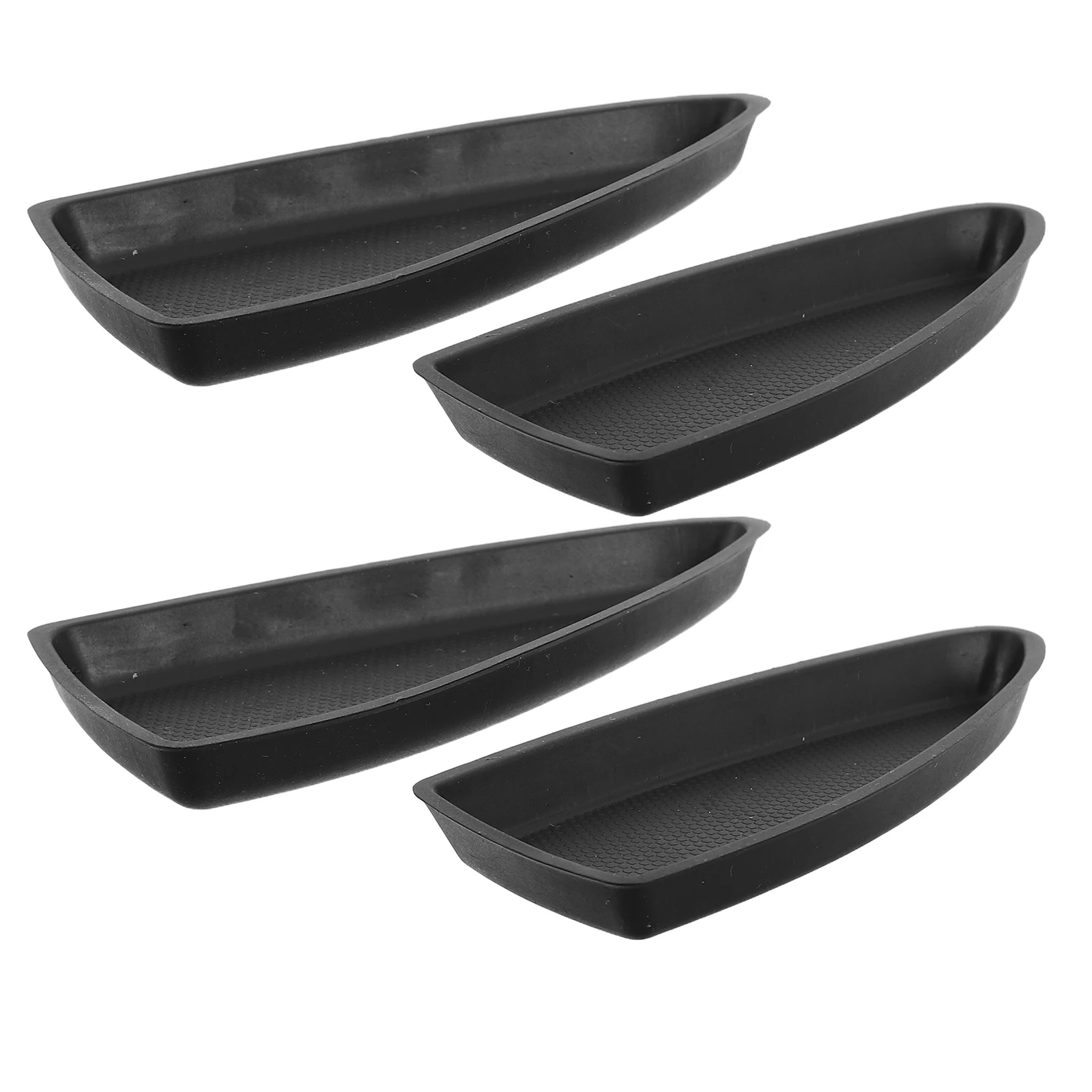 

4pcs Car Door Switch Bezel Cover Durable Plastic Replacement For Front Rear Diy Interior Accessories Home