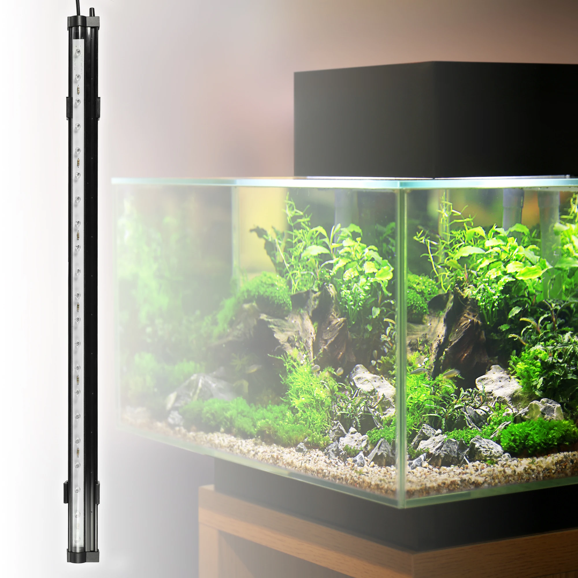 

UXCELL 76.5-116CM Aquarium LED Light Full Spectrum Fish Tank 27-36 Light Beads Decor Colorful Lighting Lamp Plant Grow Tools