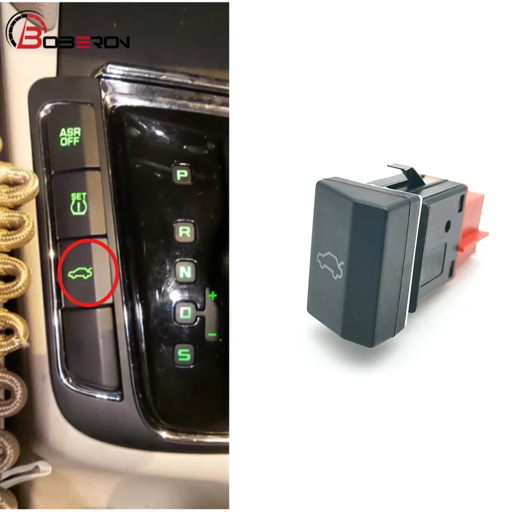 

Car Rear Door Opening Closing Switch Trunk Switch Auto Rear Trunk Lid Tailgate Door Switch Button for SKODA SUPERB