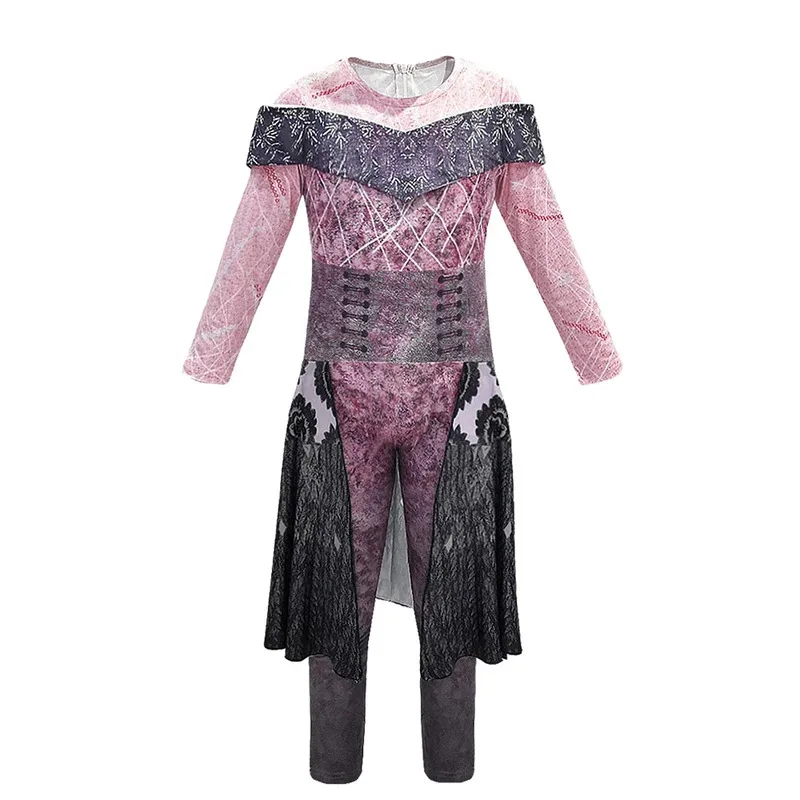 l2025l أحفاد الهالوين 3 4 أزياء الهالوين للفتيات أودري التأثيرية بدلة إيفي مال بن كارلوس نيسيس صعود الأحمر كلوي B