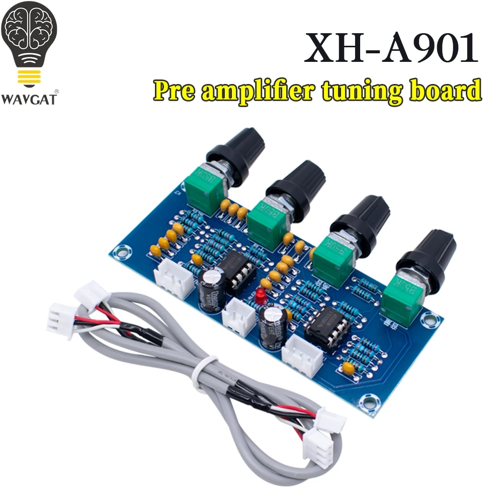 XH-A901 NE5532 Tone Board preamp Pre-amp With treble bass volume adjustment pre-amplifier Tone Controller For amplifier Board