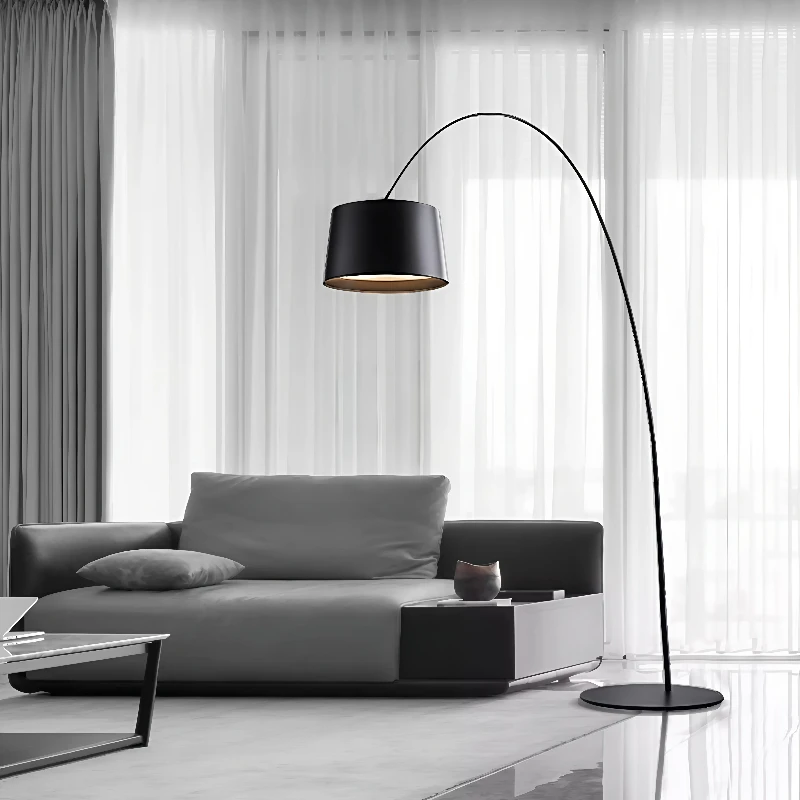 Nordic Arc Type LED Modern Simple Floor Lamp Decoration Maison Living Room Sofa Illumination  Lamps for Living Room