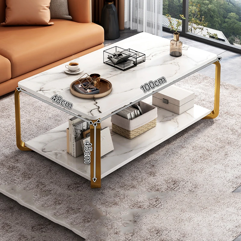 Living Room Portable Coffee Tables Breakfast Aesthetic Organizer Rectangle Coffee Tables Center Home Mesa Plegable Furnitures