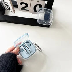 For Xiaomi Redmi Buds 6 Active Earphone Case Transparent Bluetooth Protective Earphones Headphones Clear Simple Cover Funda Case