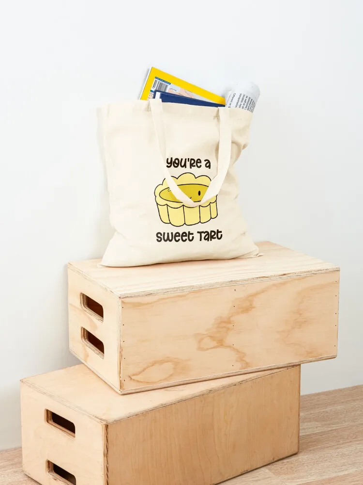 You’re a Sweet Tart Egg Tart Tote Bag Gift bags supermarket folding bag Handbags Women bags