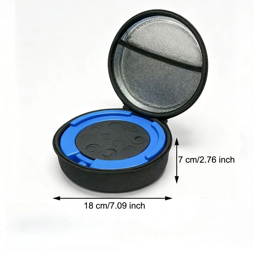 Insulin Vial Cooler Travel Case Made of EVA with Ice Brick Stores 9 Vials 3ml or 10ml Compatible For Diabetic Bag