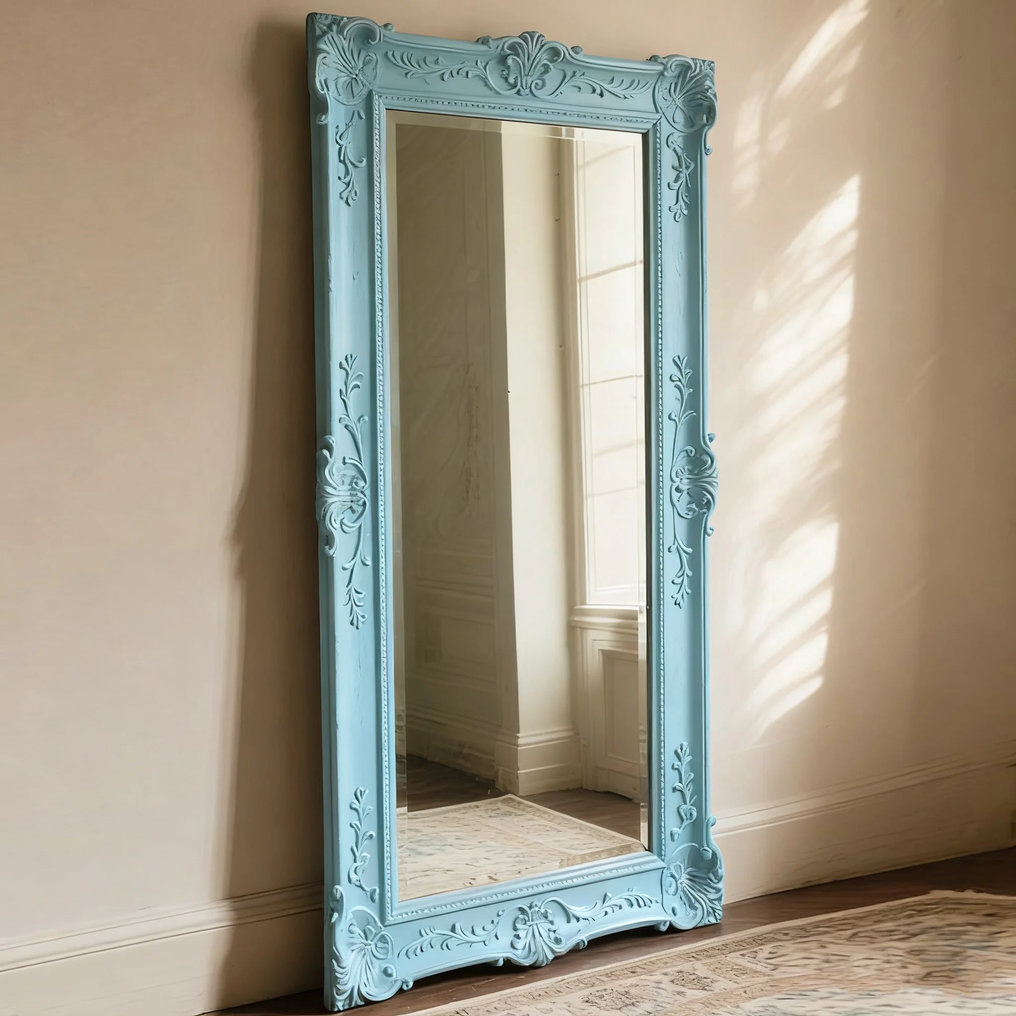 French retro dopamine full-length mirror slimming baroque full-length mirror