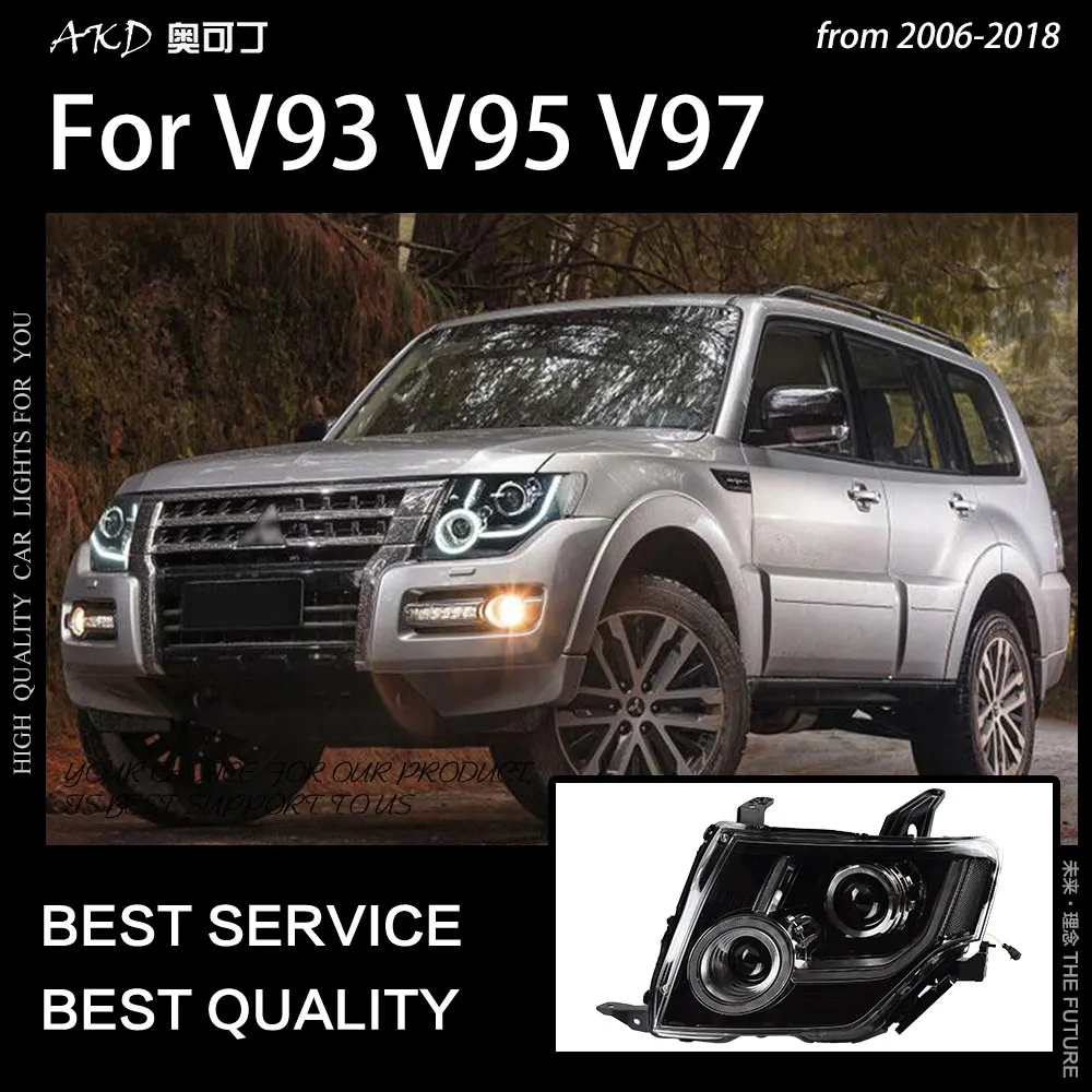 

Car Styling for Pajero V97 Headlights 2006-2020 V93 LED Headlight Montero V85 V95 Dynamic Signal Animation DRL Accessories