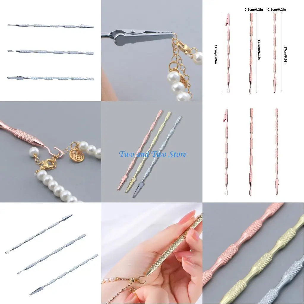 

HX6F Компактный трио-вспомогательный инструмент для ювелирных изделий Быстрый безопасный механизм крепления цепи