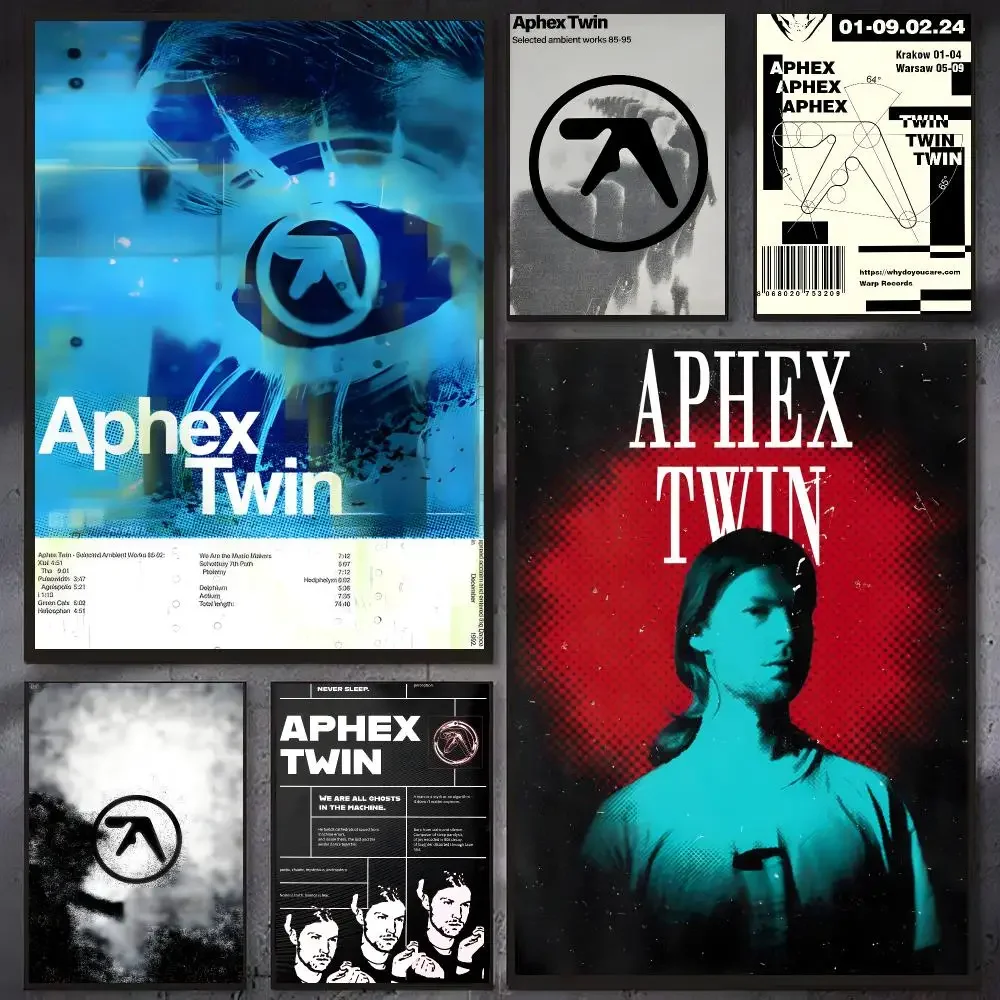 Electronic artist Aphex Twin Poster Wall Ornament Home Decor Young Decor Fans