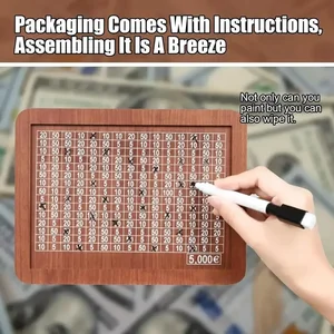 Hộp tiền mặt với quầy, hộp tiết kiệm tiền, kiểu retro, heo con bằng gỗ thủ công, tiết kiệm tiền, mục tiêu cho trẻ em và người lớn 10 Kế toán Coin Cà phê bán hàng chính - №6