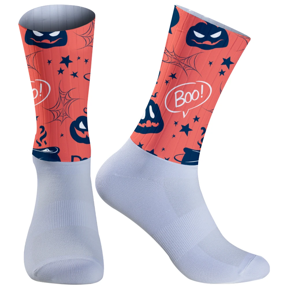 

comfort anti slip sports Socks men and women anti slip cycling Basketball running socks New Silicone Summer Cycling Socks