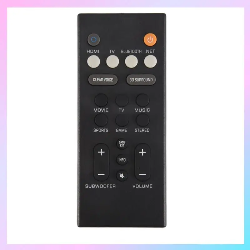 AB25-1 قطعة استبدال التحكم عن بعد لمكبر الصوت الجديد التحكم عن بعد ل YAS-209 YAS-109 لصوت جدار صدى