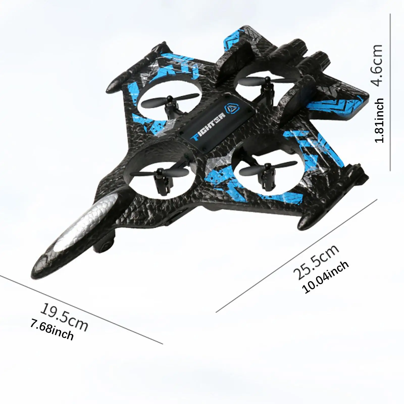 Remote Control Airplane Sensing Anti Falling Portable Outdoor Flying Toy Avoid Obstacles RC Plane for Kids Boys Gifts