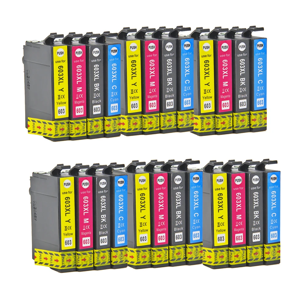 603 XL kompatybilny dla Epson 603XL E603 T603 dla XP-2100 XP-3100 WF-2810 XP-3105 XP-4100 XP-4105 WF-2830 XP-2105 drukarki