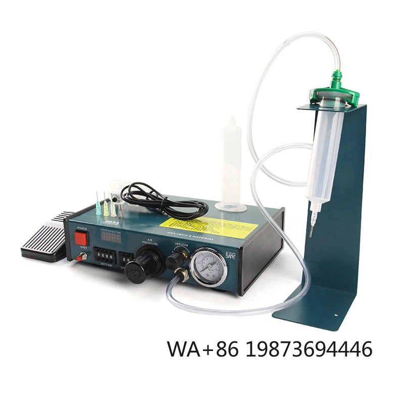 ZB983A 220V Semi-Automatic Glue Dispenser, Manual Precision Industrial Liquid Injection Machine