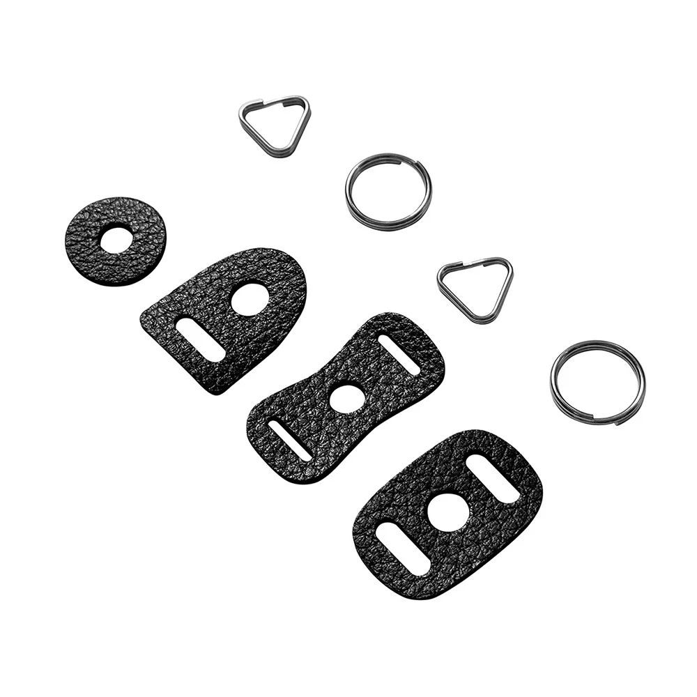 10kg Stainless Steel Ring Camera Shoulder Strap Leather Protector Cover Pad for Canon Nikon Sony Fuji SLR Mirrorless Accessories