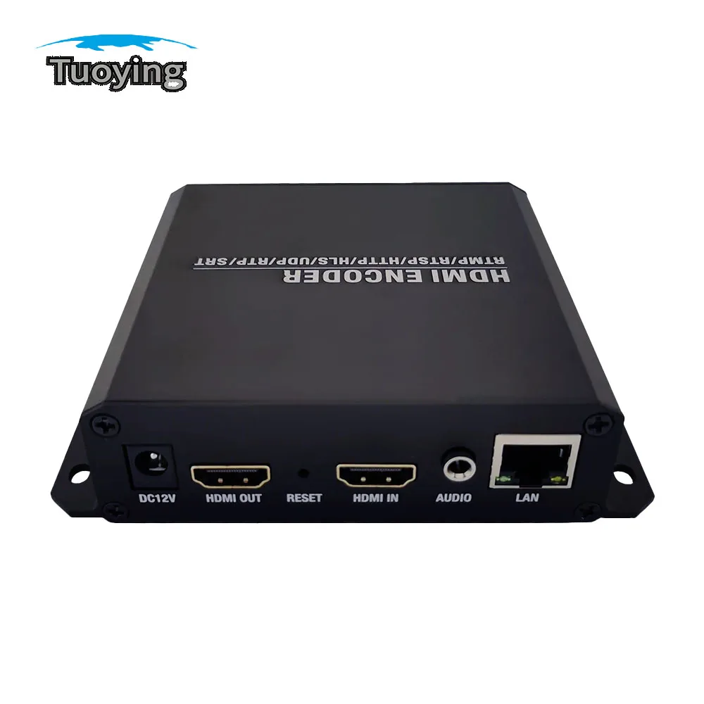 스트리밍 미디어용 울트라 HDMI 인코더, HDMI + USB to IP 카메라 입력, IP 출력 (RTMP/UDP/HTTP/RTSP), H265/H264 4k 인코더