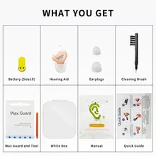 Invisible Hearing Aid for Seniors with A10 Battery #4