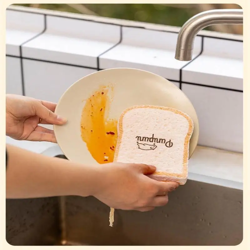 10/50/100PCS Dishwashing Sponge Thickened 2023 Kitchen Tools Scouring Pad Hanging Storage Kitchen Artifact Cleaning Tools