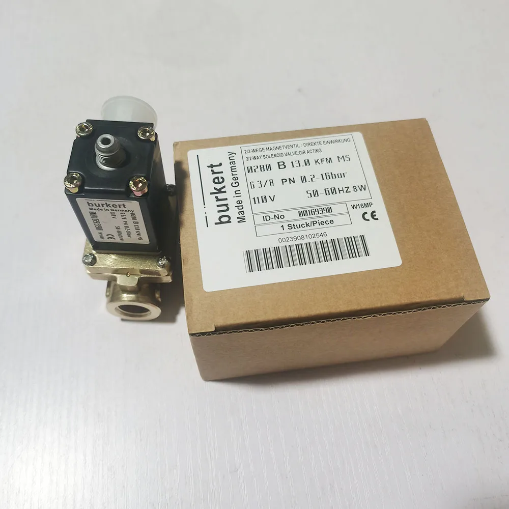 Burkert '00169390 0280 Solenoid Valve IP65 110V Voltage,G3/8,2-16bar Release solenoid valve