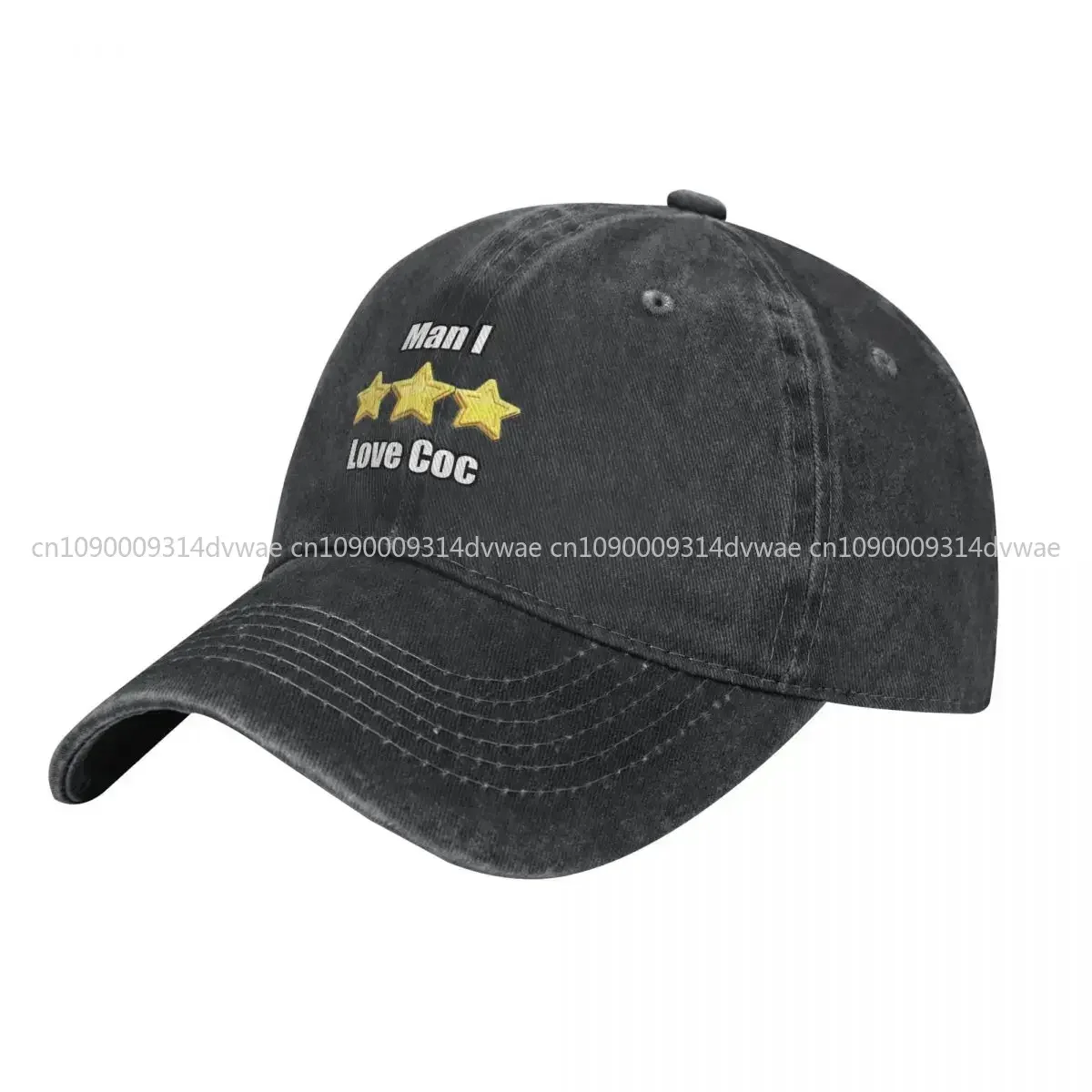 

I Love Coc Cowboy Hat Fishing Hat Hat Baseball Cap Black Sun Women Caps Men's