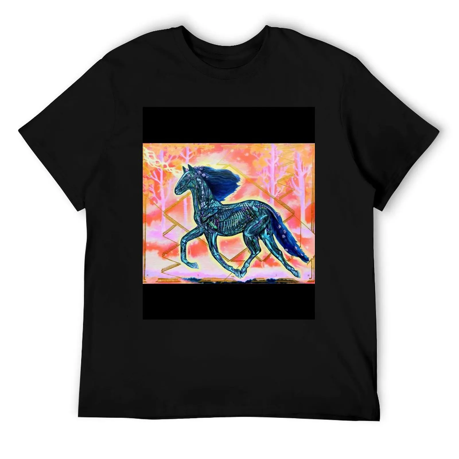 

Футболка Sauntering Night Mare, мужские футболки для мужчин, футболка с аниме, мужская футболка, футболка