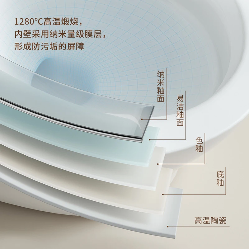 

Унитаз с сертификацией CUPC, полностью автоматический, расширенный и увеличенный, для Северной Америки и Канады