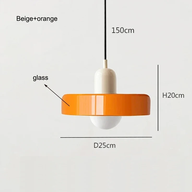 Nordic Glazen Bauhaus Eetkamer Kroonluchter Woonkamer Slaapkamer Bar Retro Koffieshop Decoratie Kroonluchter Verlichtingsarmaturen