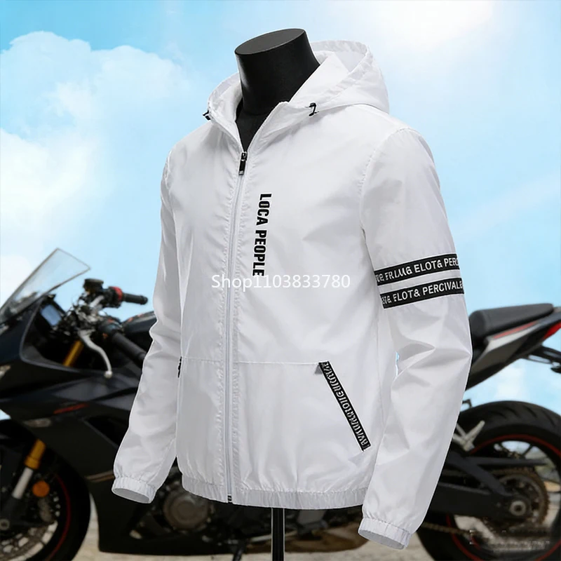 2026 Men's Summer Sun Protection Jacket Ultra-Light Thin Skin-Friendly Breathable UV Proof Fishing Ice Silk Sunscreen Coat Male