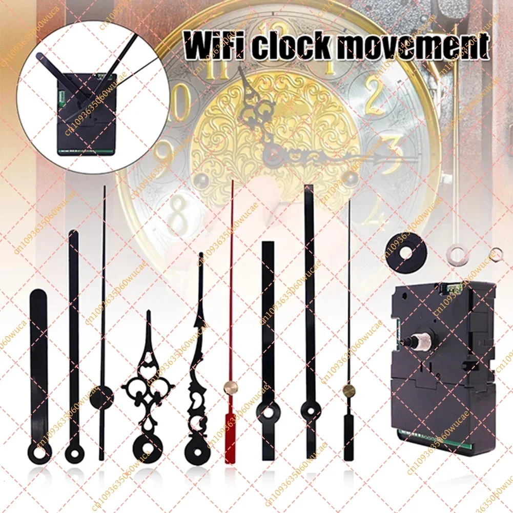 DIY Smart WiFi Clock Movement Kit - Automatic Time Adjustment Silent Sweep Mechanism for Home Decoration