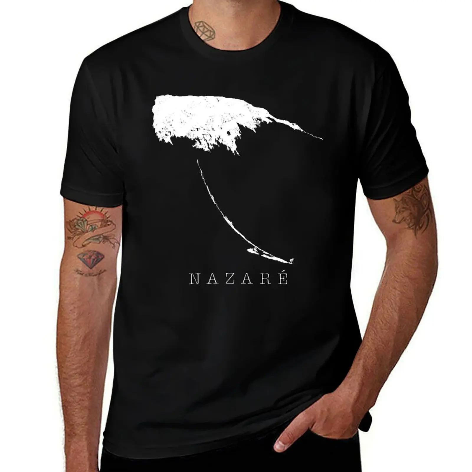 

Surfing Nazaré Monster Waves T-shirt T-Shirt funny meme t-shirts luxury designer mens t shirts casual stylish