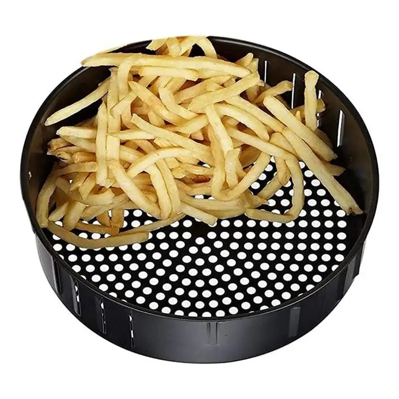 【HOT N07R】 Air Fryer Replacement Basket Air Fryer Basket Replacement Accessories Non-Stick Fry Basket,3.5L