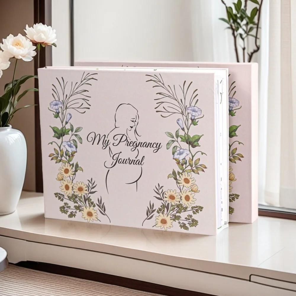 A4 Pregnancy Journey Memory Books Keepsake Books Photo Collection Pregnancy Examination Records Notepad Schedule