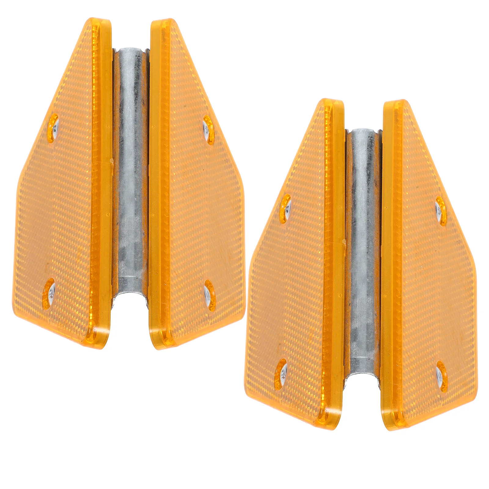 2 Stück Contour Road Reflektierende Delineators Reflektierende Delineators Auffahrt für Auffahrt Leitplanke Pflaster Sicherheitsreflektoren