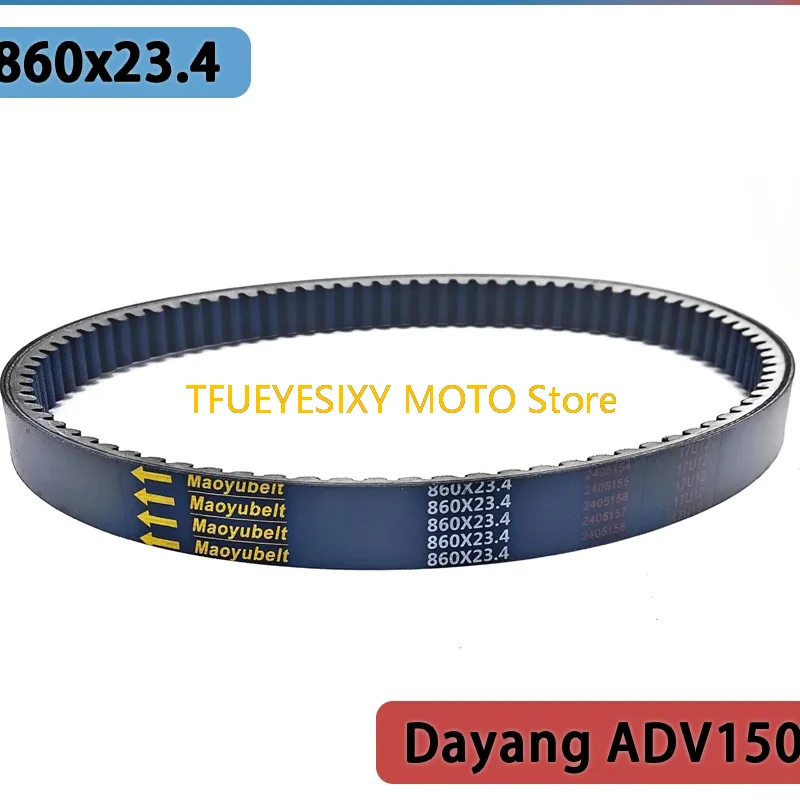 TFUEYESIXY Drive Belt 860x23.4 For Dayang ADV150T-36 Vorei ADV150 860 23.4 30F Motorcycle Drive Belt