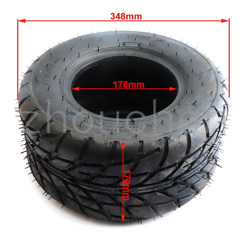 16X8-7(200/55-7) Kart Auto Parts 7 inch ATV Tires 16X8-7 16 * 8-7 Highway Tire Wear-resistant Wheel Tires