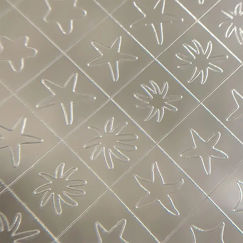 Nail Hollow Out Sticker Ocean Shell Starfish Design Nail Art Decals Adhesive Template for DIY Manicure Tips Decoration
