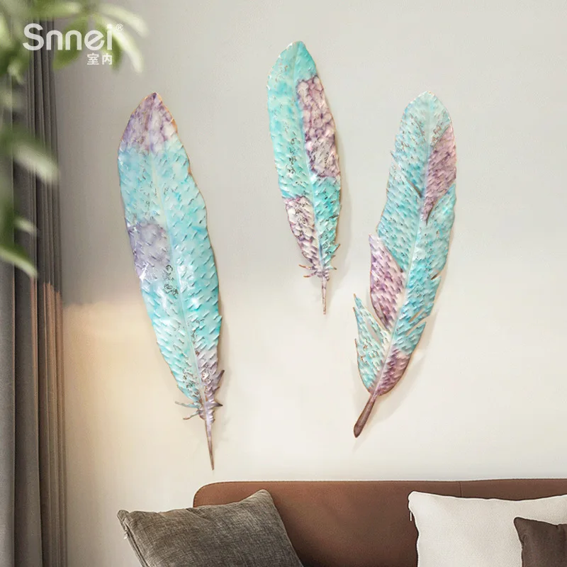 American simple pendant living room background wall decoration bar entrance entrance wall hanging