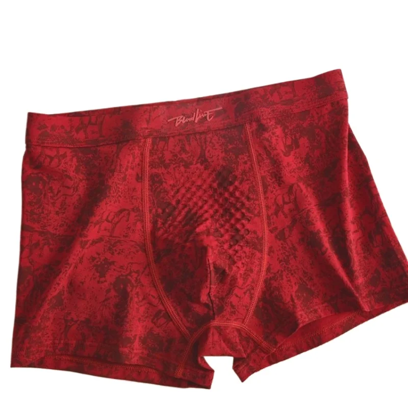 

Pure Cotton Men's Underwear, Four-corner Shorts, Large Size Flat-corner Boys' Pants, Breathable, Antibacterial, Loose New Models