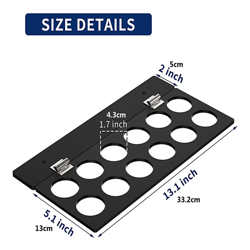 Подставка для чашки ABHU K, подставка для хранения кофе под шкафом, совместимая с 12 капсул для чашек, компактная стойка для капсул для кофе