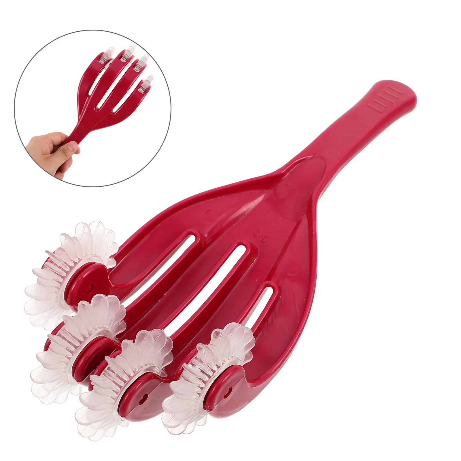 

Роликовый массажер-антицеллюлитный молоток для ягодиц: для похудения, тонизирования и разглаживания кожи, эргономичный, ручной, для глубокого массажа тканей