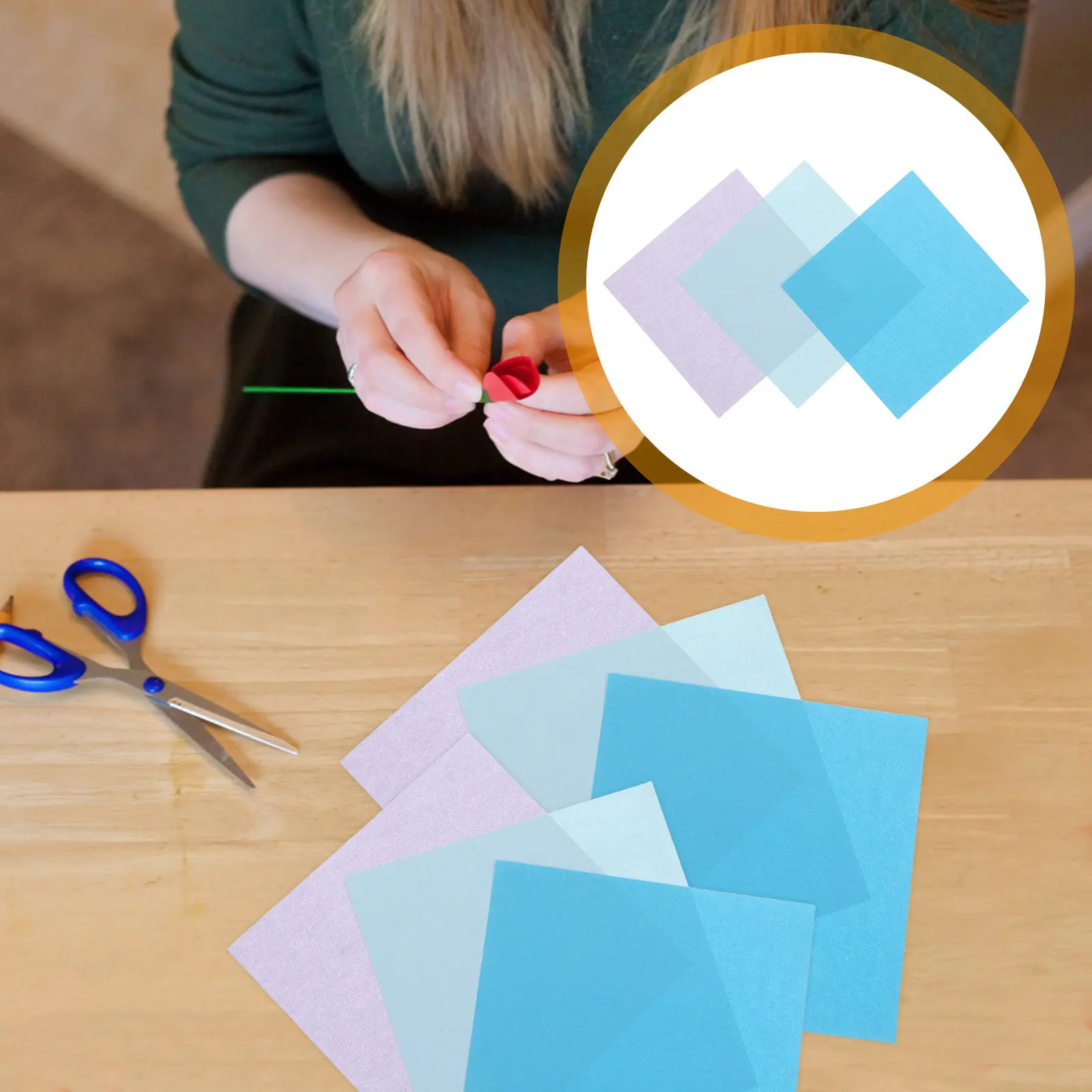 

600Pcs Children Colored Folding Paper Double-Sided Origami Sheets 15Cm Craft Paper for Arts Crafts School Projects
